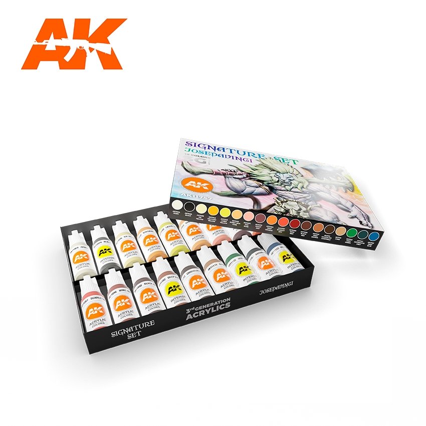 AK Interactive AK11757 JOSE DAVINCI SIGNATURE SET 18x17 ml – zdjęcie 2