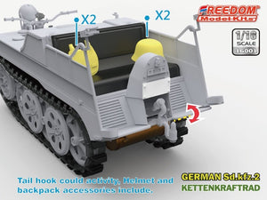 Freedom 16001 Sd.Kfz. 2 Kettenkraftrad Typ HK 101 1/16 – Bild 3