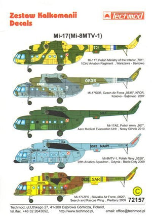 Techmod 72157 Mi-17 (Mi-8MTV-1) 1/72