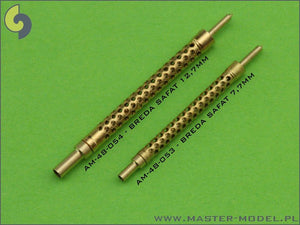Master AM-48-053 Italian machine gun Breda SAFAT 7,7mm barrels (2pcs) 1/48 – Bild 5