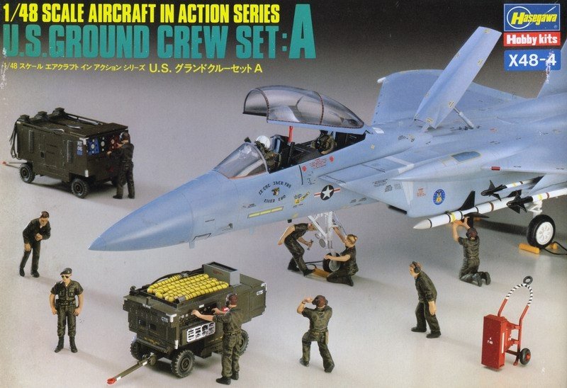Hasegawa X48-4 US Ground Crew Set A 1/48