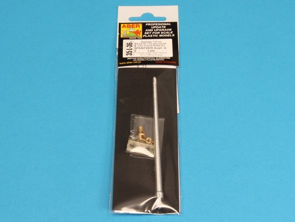 Aber 35L-036n German 7,5cmKwK42L/70 gun barrel with muzzle brake for Panther Ausf. G Late 1/35 – immagine 8