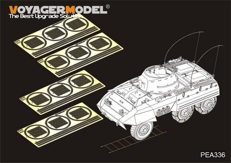 Voyager Model PEA336 WWII USM8/M20 armored car tire chains (For TAMIYA 35228 35234/ITALERI 6364) 1/35
