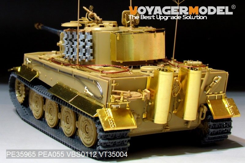 Maquette Voyager PE35965 Char Tiger I allemand de la Seconde Guerre mondiale, production tardive, pour RFM 5015, échelle 1/35  – image 14
