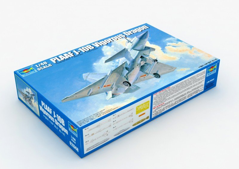 Trumpeter 02848 PLAAF J-10B Vigorous Dragon 1/48 – zdjęcie 2