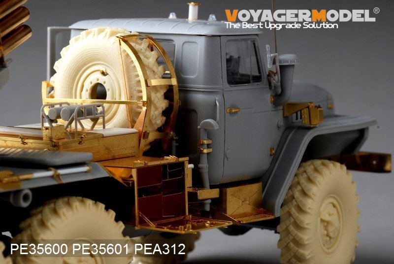 Voyager Model PE35600 Modern Russian BM-21 Grad Multiple Rocket Launcher early Basic For TRUMPETER 01013 1/35 – immagine 3