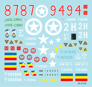 Star Decals 35-C1018 Shermans spéciaux britanniques 1/35 – image 3