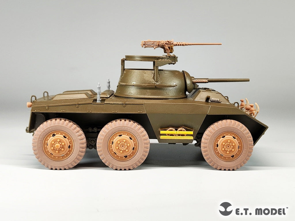 E.T. Model P35-150 U.S.Army M8/M20 Light Armored Car Sagged Wheels For TAMIYA Kit 1/35 – immagine 9