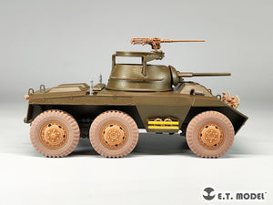 E.T. Model P35-150 U.S.Army M8/M20 Light Armored Car Sagged Wheels For TAMIYA Kit 1/35 – immagine 9
