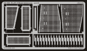Eduard 35595 Schurzen mesh Pz. IV Ausf. J 1/35 Tamiya – immagine 4