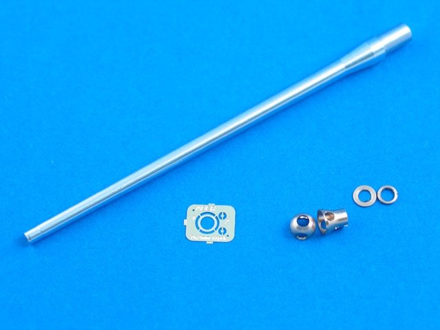 Aber 35L-057 76,2mm Ordinance Q.F. 3-in. 17 PDR. Mk. IV barrel with muzzle brake for Sherman VC Firefly 1/35