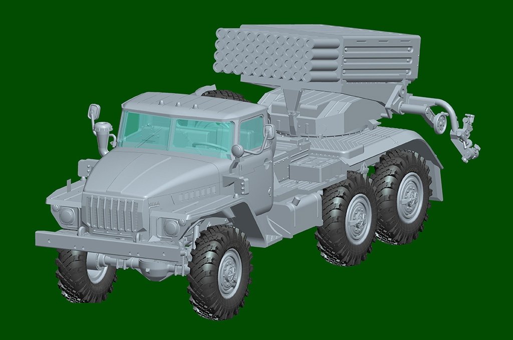 Hobby Boss 82932 Russian BM-21 &amp;quot;Hail&amp;quot; self-propelled rocket launcher late model 1/72 – Bild 5