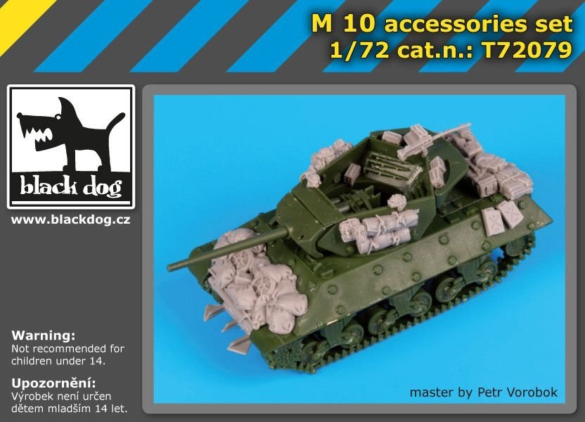 Black Dog T72079 M-10 accessories set for UM model 1/72 – image 2