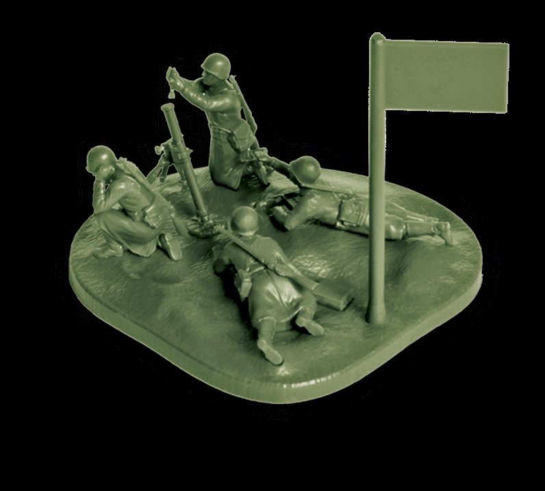 Zvezda 6208 Soviet 82-mm mortar with crew 1941-1943 (winter) 1/72 – Bild 5
