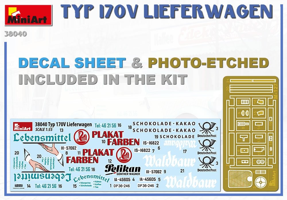 MiniArt 38040 TYP 170V LIEFERWAGEN 1/35 – zdjęcie 3