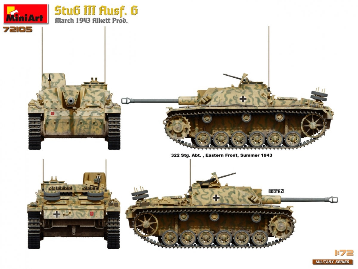MiniArt 72105 StuG III Ausf. G Mars 1943 Prod. 1/72 – image 16
