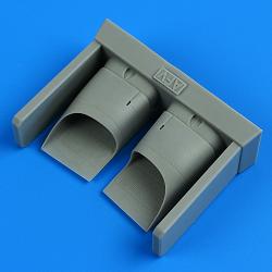Quickboost QB49108 F-5E/F Tiger II air intakes AFV Club 1/48