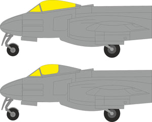 Eduard JX356 Meteor F.8 TFace Mask Set for REVELL 1/32