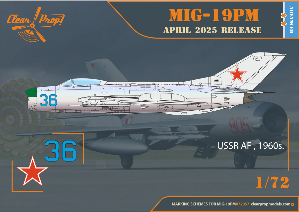 Clear Prop! CP72057 MiG-19 PM 1/72 – image 6