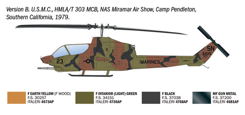 Italeri 90835 AH-1T Sea Cobra 1/48 – immagine 6