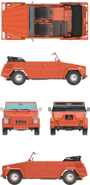 Das Werk DW35044 Kurierwagen Typ 181 Standard Version 1/35 – immagine 5