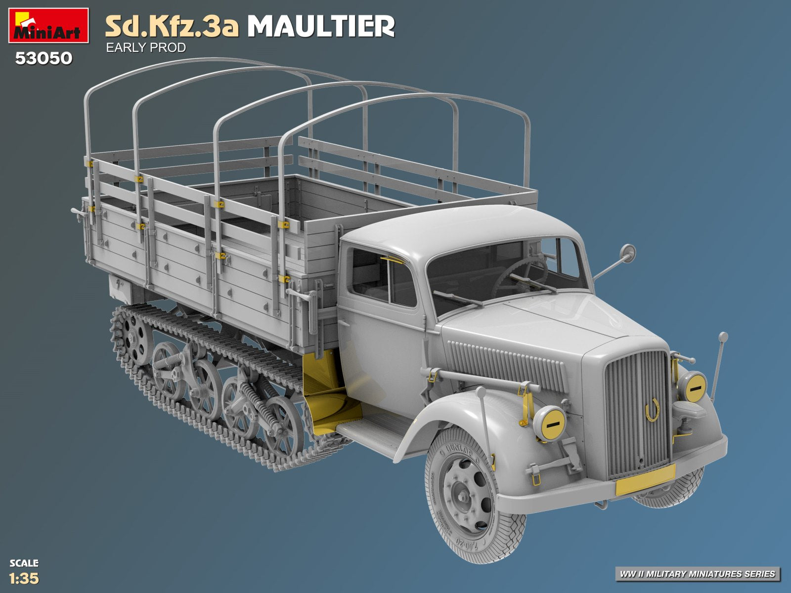53050 Sd.Kfz.3a Maultier. Early Prod 1/35 – Bild 7