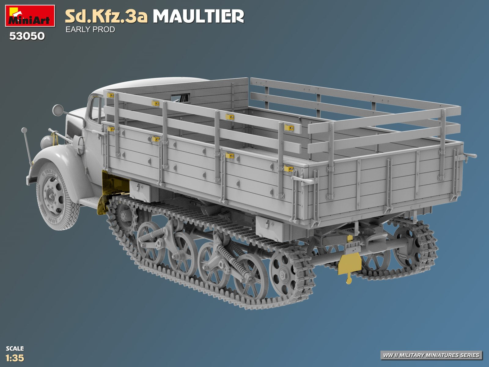 53050 Sd.Kfz.3a Maultier. Early Prod 1/35 – Bild 8