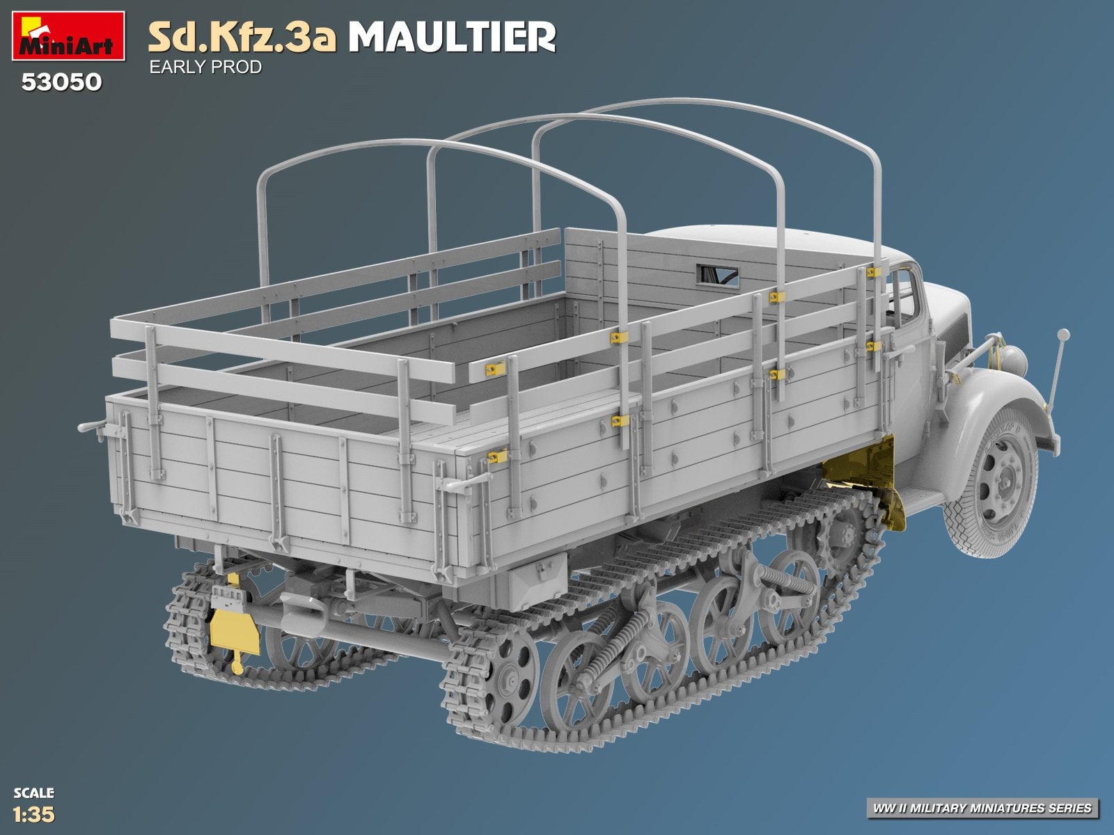 53050 Sd.Kfz.3a Maultier. Early Prod 1/35 – Bild 9