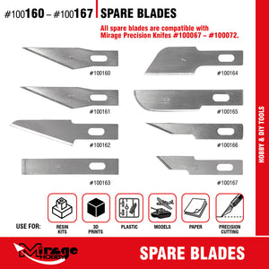 Mirage 100161 Fine Point Point Blade (5 pcs) – Bild 3