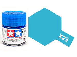Tamiya 81023 Acryl X-23 Clear Blue 23ml