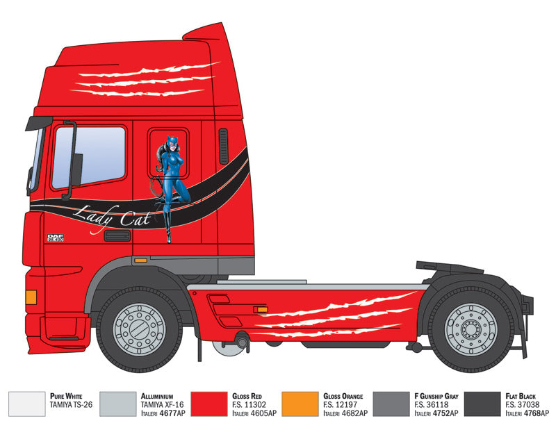 Italeri 93834 DAF XF 95 SUPER SPACE CAB 1/24 – Bild 4