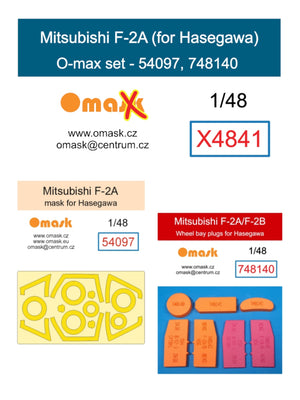 Omask X4841 Mitsubishi F-2A O-Max Set (for Hasegawa) 1/48