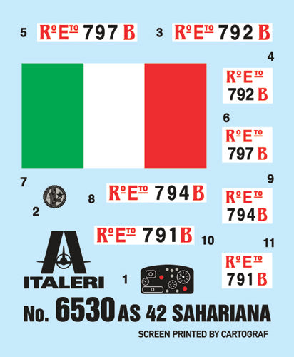 Italeri 6530 AS.42 SAHARIANA 1/35 – image 7
